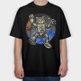 Space Otter Explorer, Tricou Oversize Barbati (Unisex)