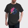 Space Rocket Astronaut, Tricou Barbati (Unisex)