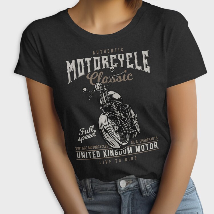 Vintage Motorcycle Ride, Tricou Femei