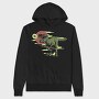 T Rex Samurai, Hanorac Oversize Barbati (Unisex)