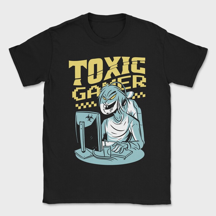 Toxic Gamer, Tricou Barbati (Unisex)