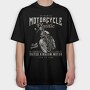 Vintage Motorcycle Ride, Tricou Oversize Barbati (Unisex)
