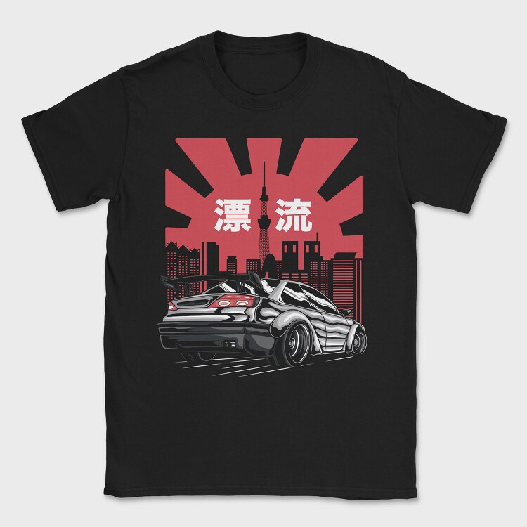 Tokyo Drift Sunset, Tricou Barbati (Unisex)