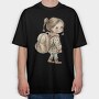 Christmas Whimsy Girl, Tricou Oversize Barbati (Unisex)