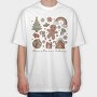Christmas Vibes, Tricou Oversize Barbati (Unisex)
