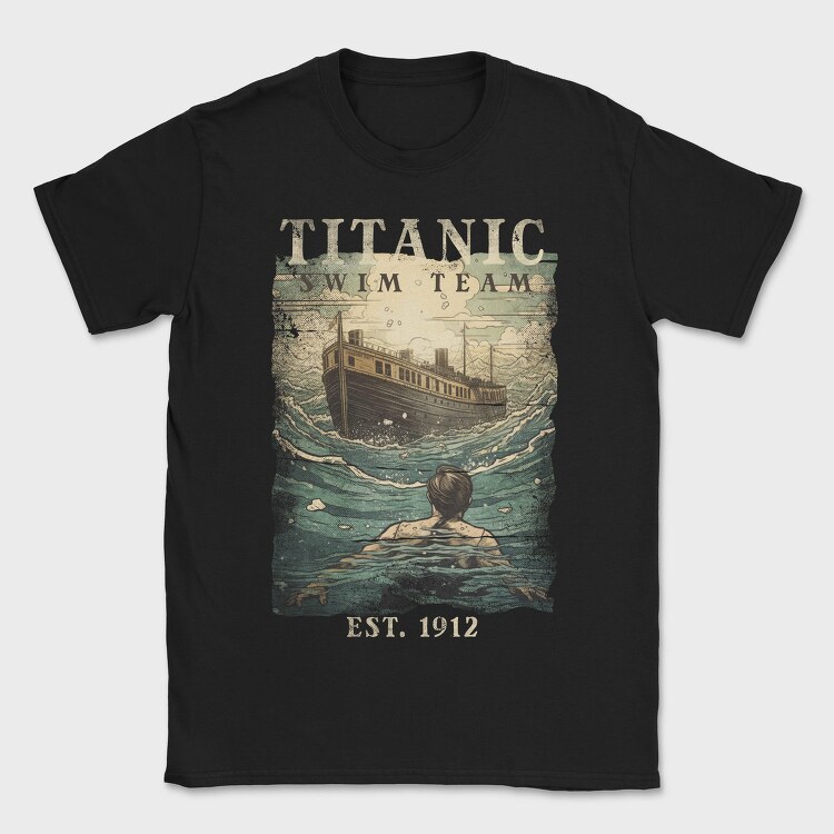Titanic Swim Team, Tricou Barbati (Unisex)