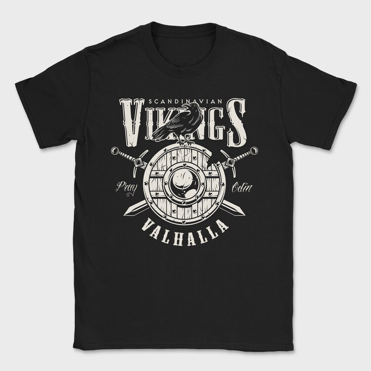 Viking Valhalla, Tricou Barbati (Unisex)