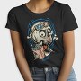 Popcorn Skull 3D, Tricou Femei