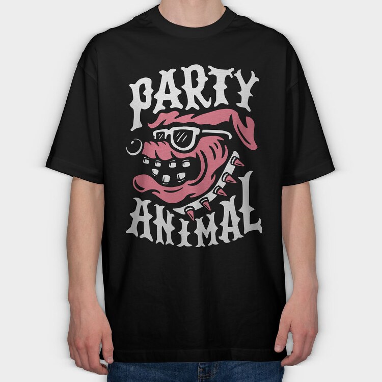 Pink Splash Vibes, Tricou Oversize Barbati (Unisex)