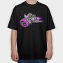Space Rocket Blast, Tricou Oversize Barbati (Unisex)