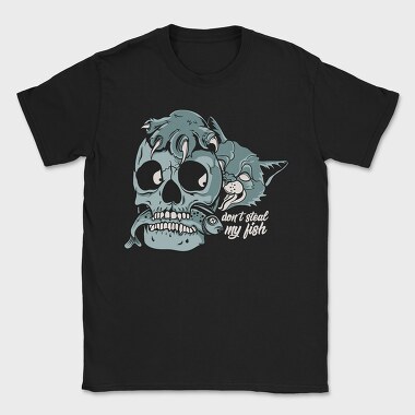 Zombie Fish Feast, Tricou Barbati (Unisex)