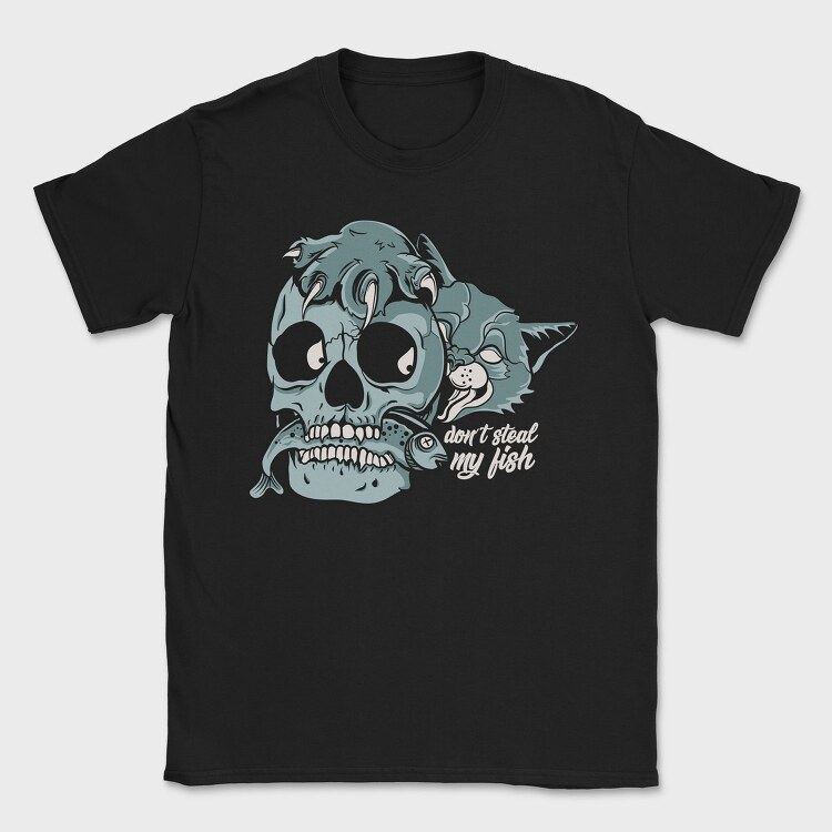 Zombie Fish Feast, Tricou Barbati (Unisex)