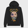 Zombie Smiley Fine, Hanorac Oversize Barbati (Unisex)
