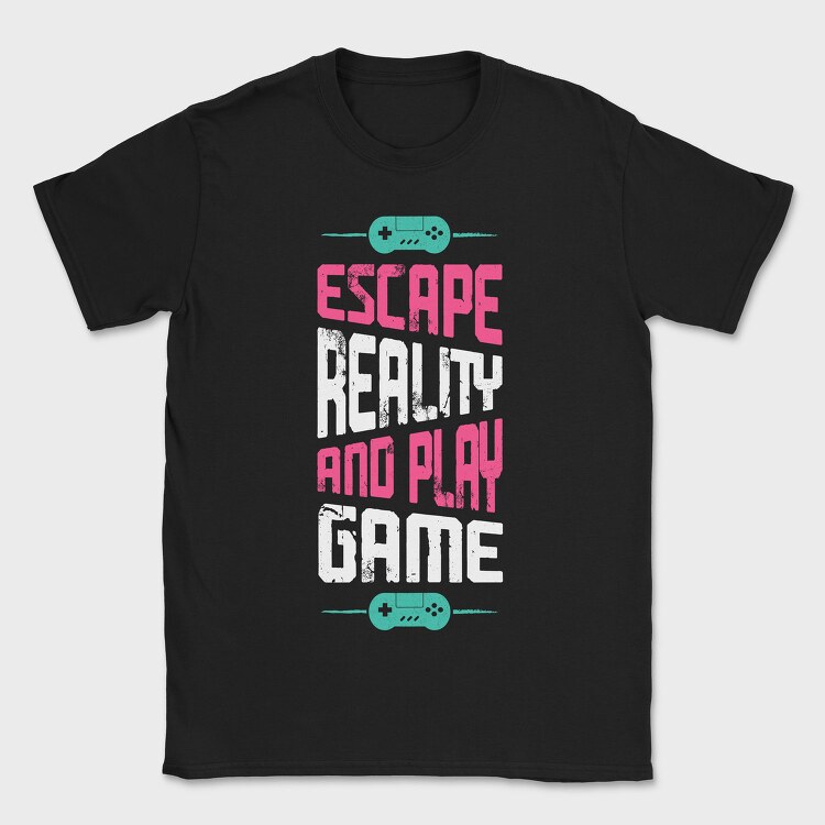 Escape And Play, Tricou Barbati (Unisex)