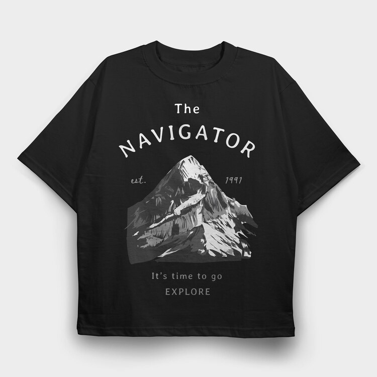 Explore 1991, Tricou Oversize Barbati (Unisex)