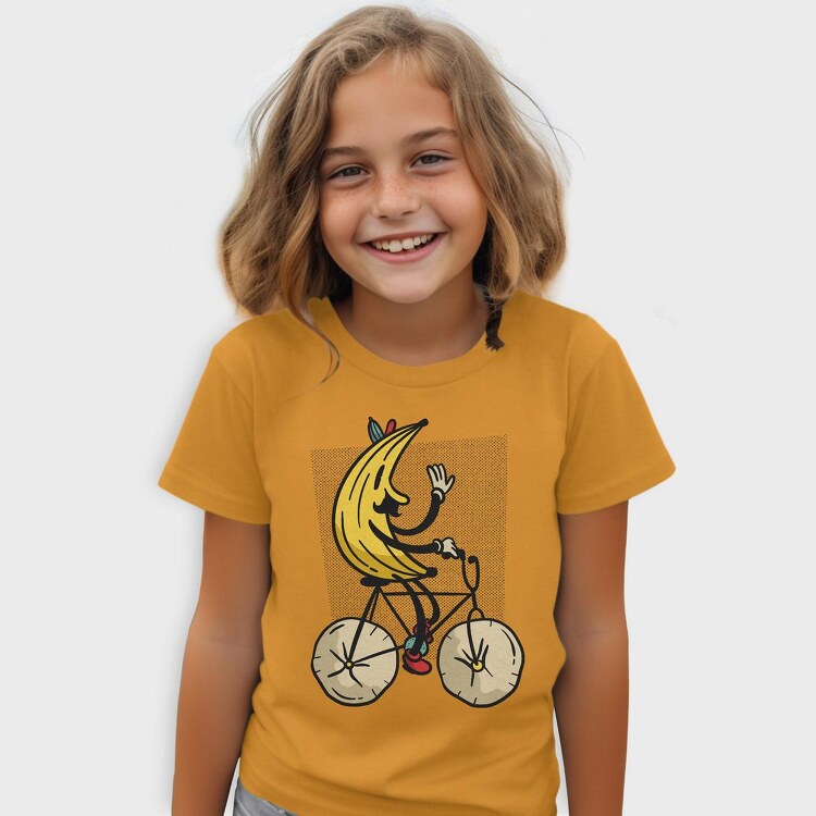 Banana Riding Bike, Tricou Copii