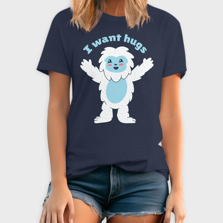 I Want Hugs, Tricou Barbati (Unisex)