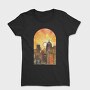 City Skyline Sunset, Tricou Femei