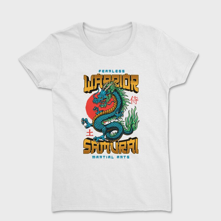 Fearless Samurai Dragon, Tricou Femei