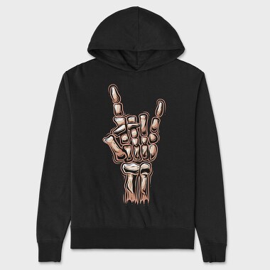 Finger Wave Hand, Hanorac Oversize Barbati (Unisex)