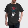 Skeleton Rose, Tricou Barbati (Unisex)