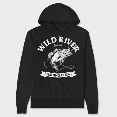 Fishing Club Bass, Hanorac Oversize Barbati (Unisex)