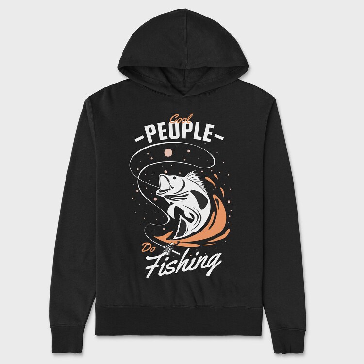 Fishing Cool, Hanorac Oversize Barbati (Unisex)