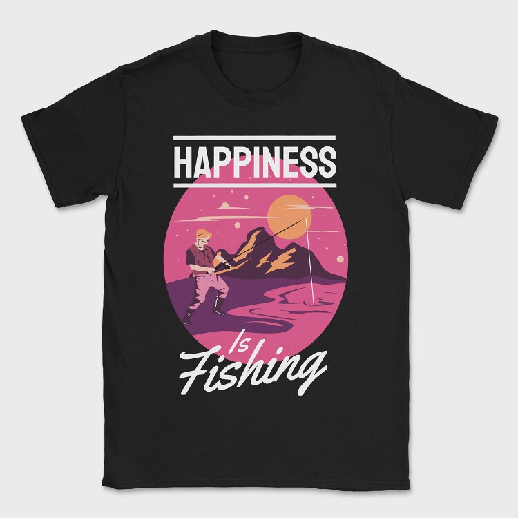 Fishing Is Life, Tricou Barbati (Unisex)