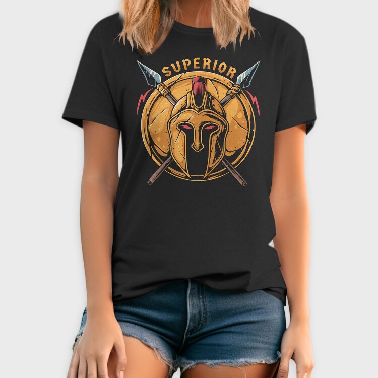 Spartan Superior, Tricou Barbati (Unisex)
