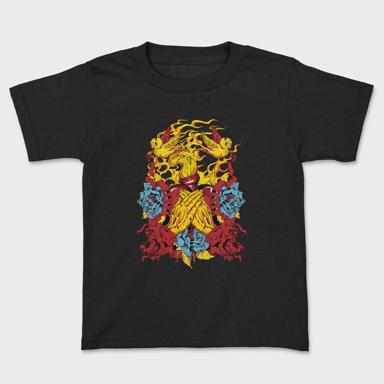 Flame Angel Roses, Tricou Copii