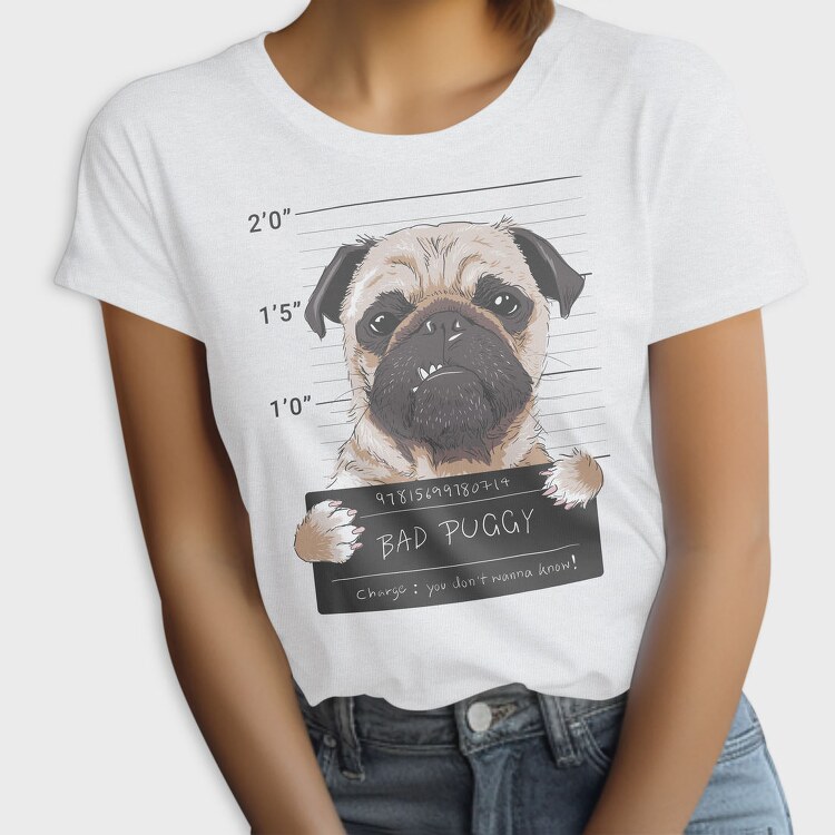 Pug Mugshot, Tricou Femei