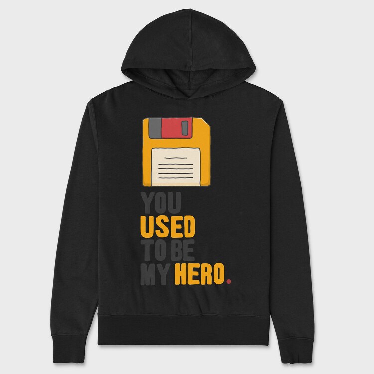 Floppy Disk Nostalgia, Hanorac Oversize Barbati (Unisex)