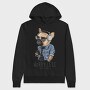 Frenchie Tunes, Hanorac Oversize Barbati (Unisex)