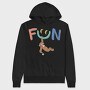 Fun Monkey Bananas, Hanorac Oversize Barbati (Unisex)