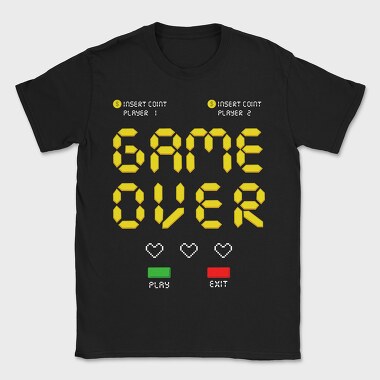 Game Over Cash, Tricou Barbati (Unisex)