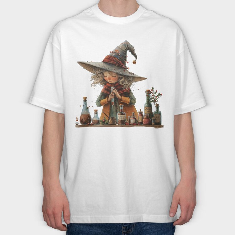 Christmas Witch Bottles, Tricou Oversize Barbati (Unisex)