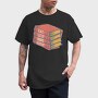 Eat Sleep Books Repeat, Tricou Barbati (Unisex)
