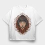 Geisha Arrows, Tricou Oversize Barbati (Unisex)