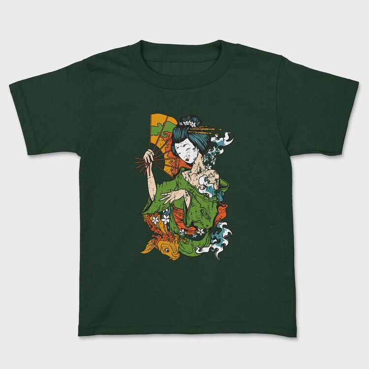 Geisha Koi Fan, Tricou Copii