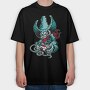 Gamer Demon, Tricou Oversize Barbati (Unisex)
