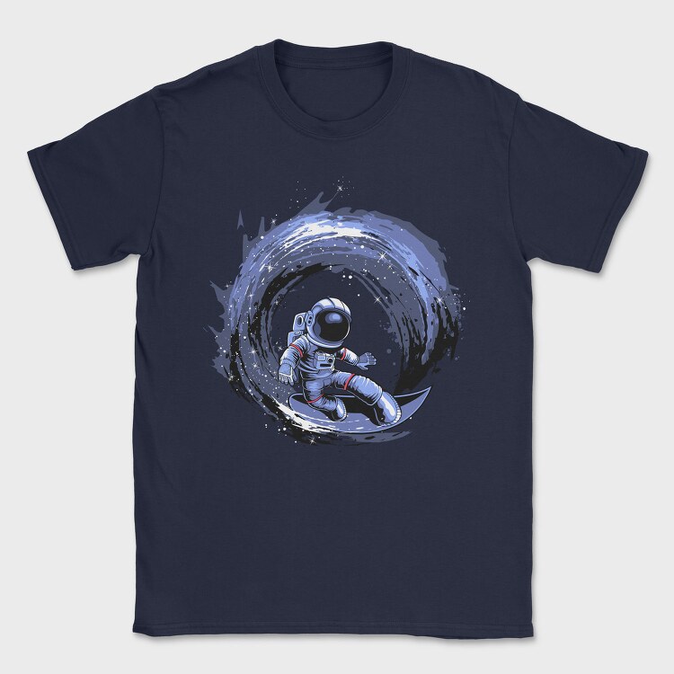 Astronaut Wave Surf, Tricou Barbati (Unisex)