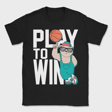 Basketball Bear Cool, Tricou Barbati (Unisex)