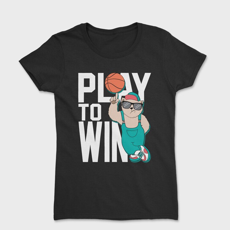 Basketball Bear Cool, Tricou Femei
