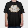 Cloud Smiling Face, Tricou Oversize Barbati (Unisex)