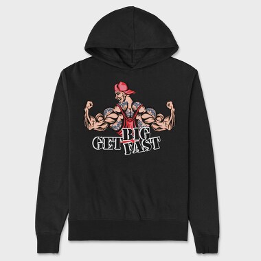 Big Fast Flex, Hanorac Oversize Barbati (Unisex)