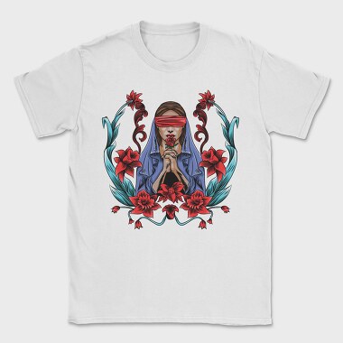 Blindfolded Beauty, Tricou Barbati (Unisex)