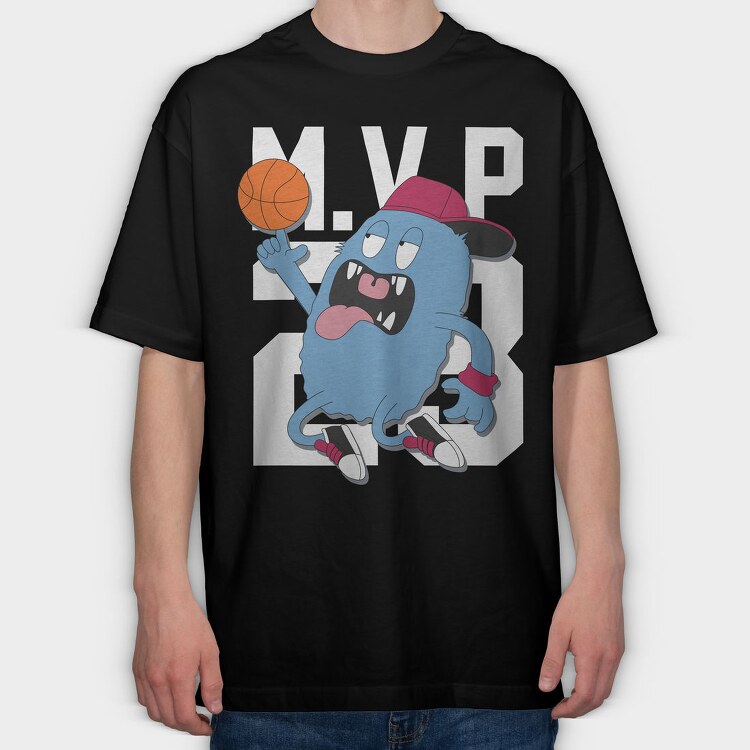 Basketball Beast, Tricou Oversize Barbati (Unisex)