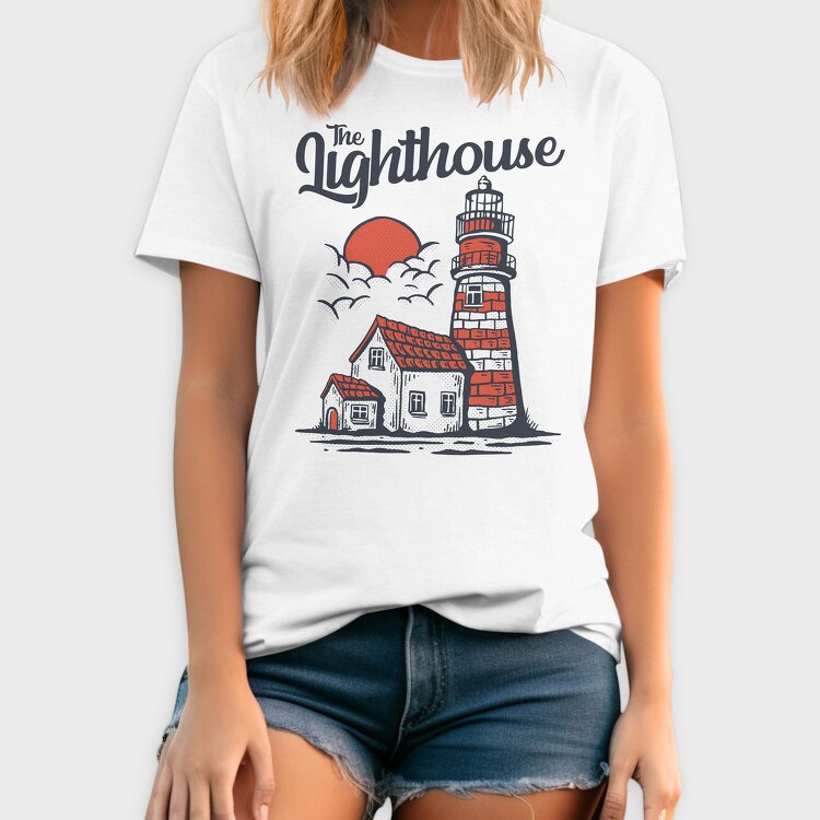 Lighthouse House, Tricou Barbati (Unisex)