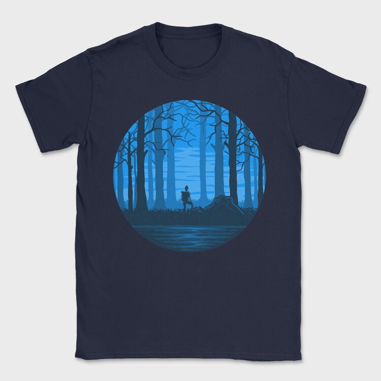 Blue Forest Wanderer, Tricou Barbati (Unisex)