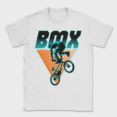Bmx Neon Stunt, Tricou Barbati (Unisex)
